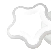 22W LED luster STELARIUM, 3 Hviezdičky, Studené svetlo, Biely
