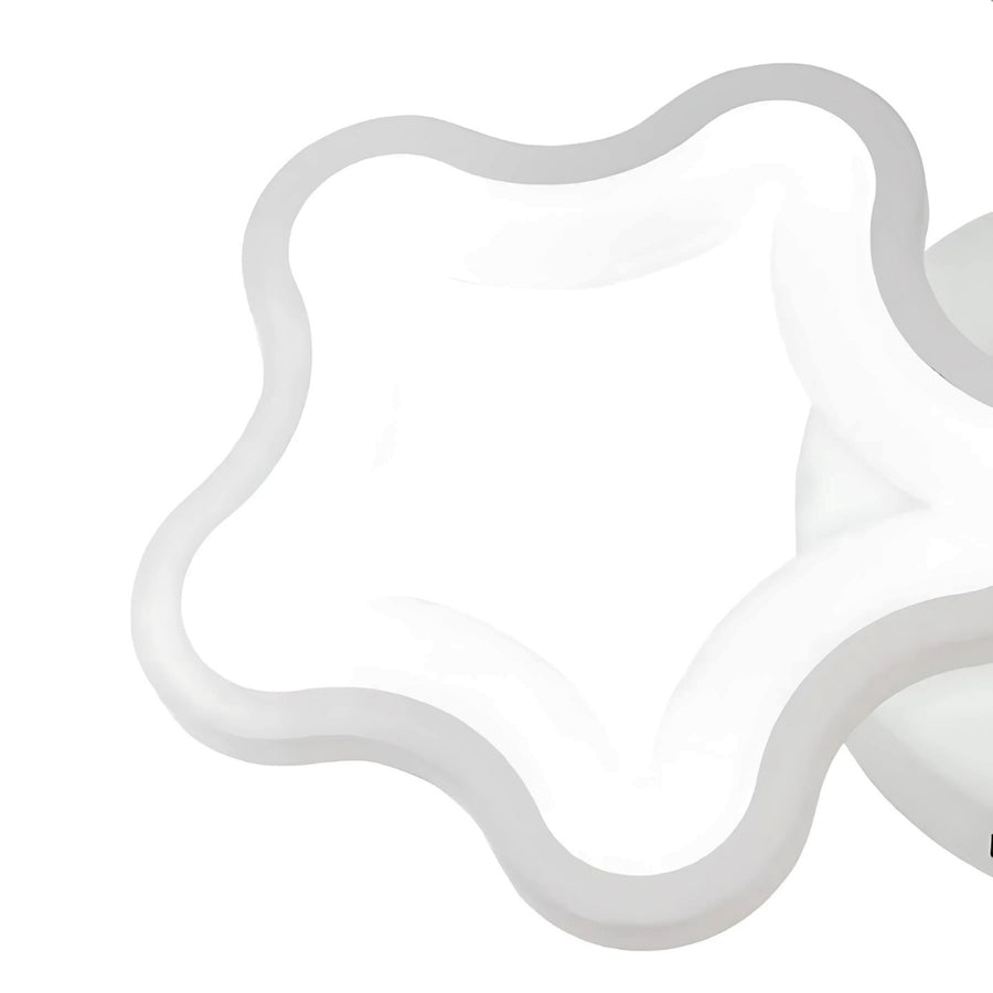 22W LED luster STELARIUM, 3 Hviezdičky, Studené svetlo, Biely