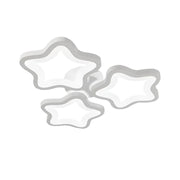22W LED luster STELARIUM, 3 Hviezdičky, Studené svetlo, Biely