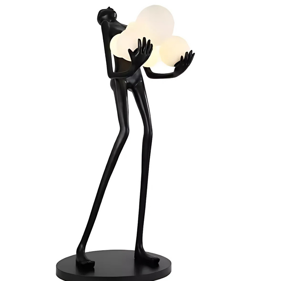 Obývacia lampa Eleganza, 6x G9, čierna