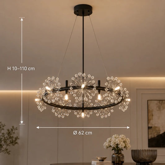 Candelabru Cristal PETERHOF Magno, Diametru 62cm, 20X G4, Negru, Inaltime Reglabila - 01_CC167-600BK.png
