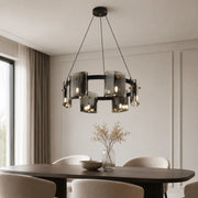 Candelabru Modern, Valmontreux Largo, 6xG9, Diametru 60cm, Negru, Inaltime Reglabila - 01_CM360-600BK.png