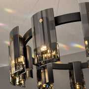 Candelabru Modern, Valmontreux Largo, 8xG9, Diametru 80cm, Negru si Cristale Cenusii, Inaltime Reglabila, Metal si Cristal - 02_CM360-800BK.png