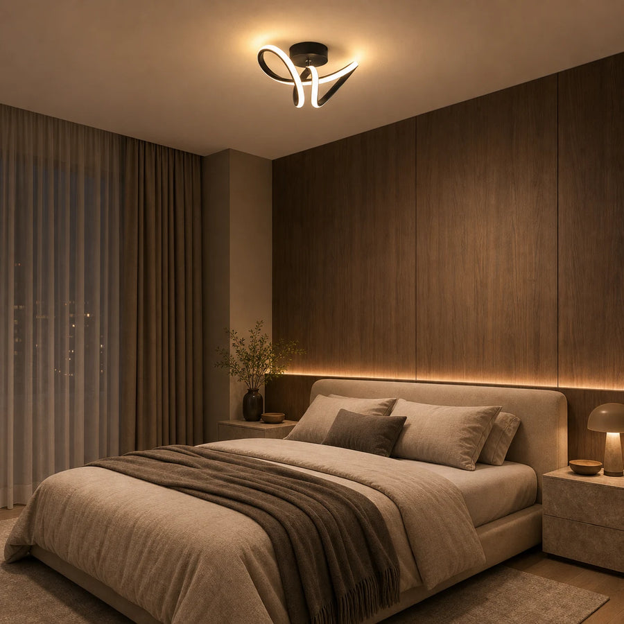 Lustra LED VERTEX Pulse, 13W, Ondulata, Lumina Rece/Calda/Neutra, Negru - 04_LL562BK.png
