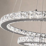 Lustra LED suspendata cu telecomanda si cristal PRISM LUMORA 63W, 3 Cercuri, lumina Rece/Calda/Neutra, Dimabila, Crom Lucios, Inaltime Reglabila - 04_LLC131-3CH.png