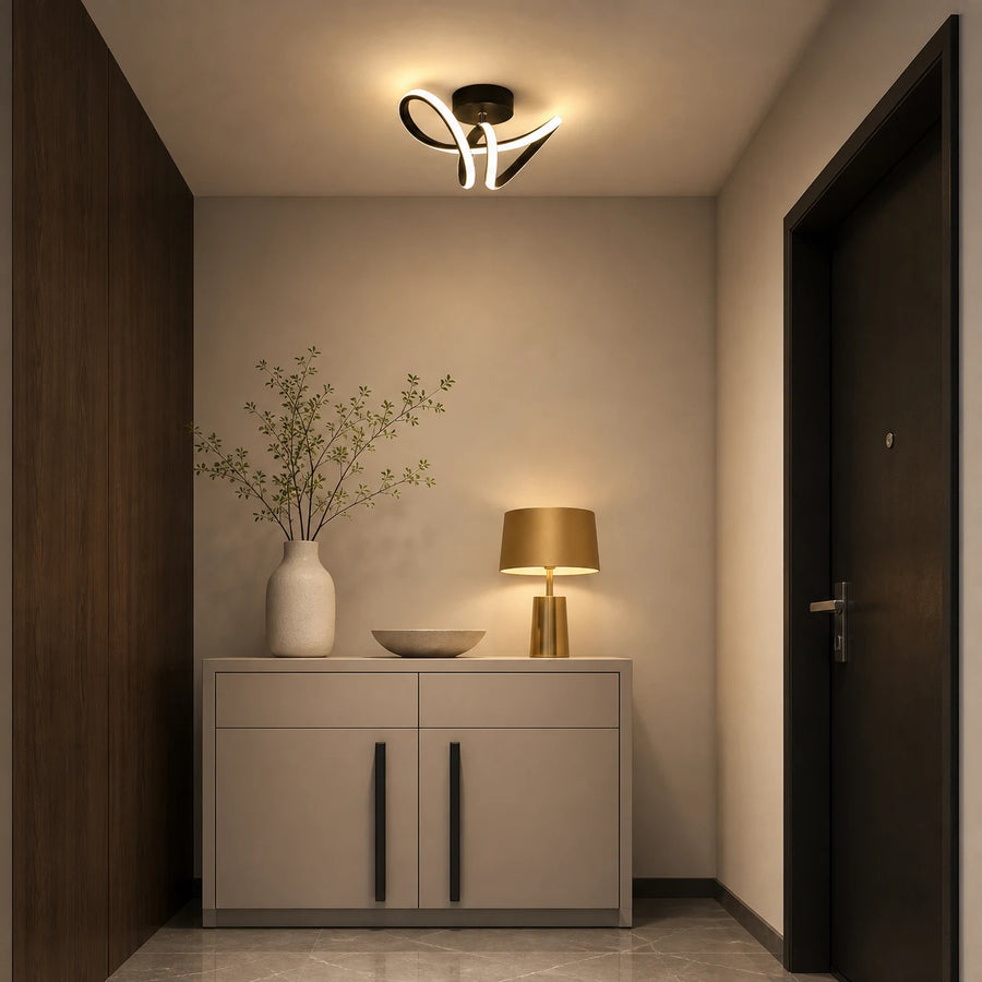 Lustra LED VERTEX Pulse, 13W, Ondulata, Lumina Rece/Calda/Neutra, Negru - 08_LL562BK.png