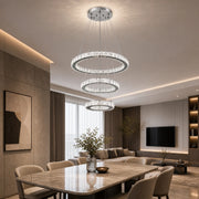 Lustra LED suspendata cu telecomanda si cristal PRISM LUMORA 63W, 3 Cercuri, lumina Rece/Calda/Neutra, Dimabila, Crom Lucios, Inaltime Reglabila - 09_LLC131-3CH.png