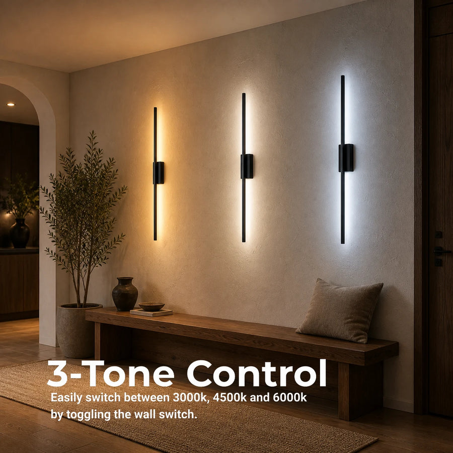 Lustră LED Raffaela 19W, 3000K, 4000K, 6000K, Acril 82.5cm, Negru - 11_LL870-80BK.png