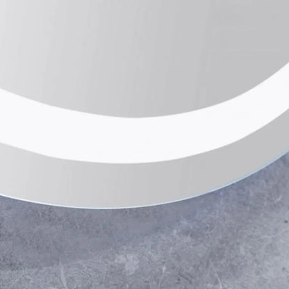 Okrúhle LED zrkadlo 70 cm Celeste Motionglow Marcello Smoteble Clock Defosting System