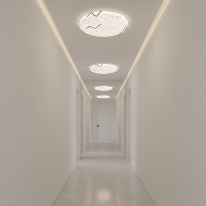 Plafonieră LED 23 cm, 22W, 3000K / 4000K / 6000K, Alb, Metal si Acril Plafoniere LED Default Title Alessandro Design