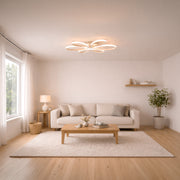 LED luster s diaľkovým ovládaním ELIZA, 63W, studené/teplé/neutrálne svetlo, stmievateľné, biela