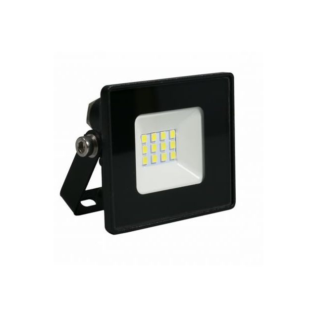 PE/DMX LED projektor, IP65, 10W, čierny