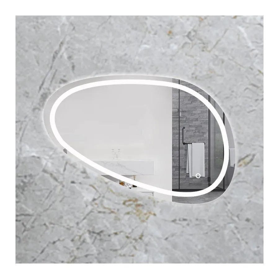 Zrkadlo LED dotyk dissegno defritácia systému 80x45 cm Marcello Funghi Collection