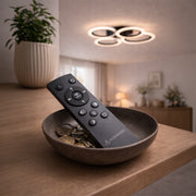 LED luster s diaľkovým ovládaním BETTY 44W, 4 kruhy, studené/teplé/neutrálne svetlo, stmievateľné, čierny