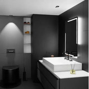 Zrkadlo LED obdĺžnikový 60x80cm Rayonment Motionglow Marcello Systém Desial a teplomer smiešne teplomer