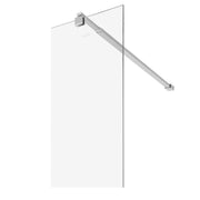 Paravan duș Walk-In 90x195 cm, sticlă securizată 8 mm, transparentă, profil metalic rezistent