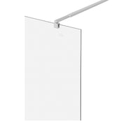 Paravan duș Walk-In 90x195 cm, sticlă securizată 8 mm, transparentă, profil metalic rezistent