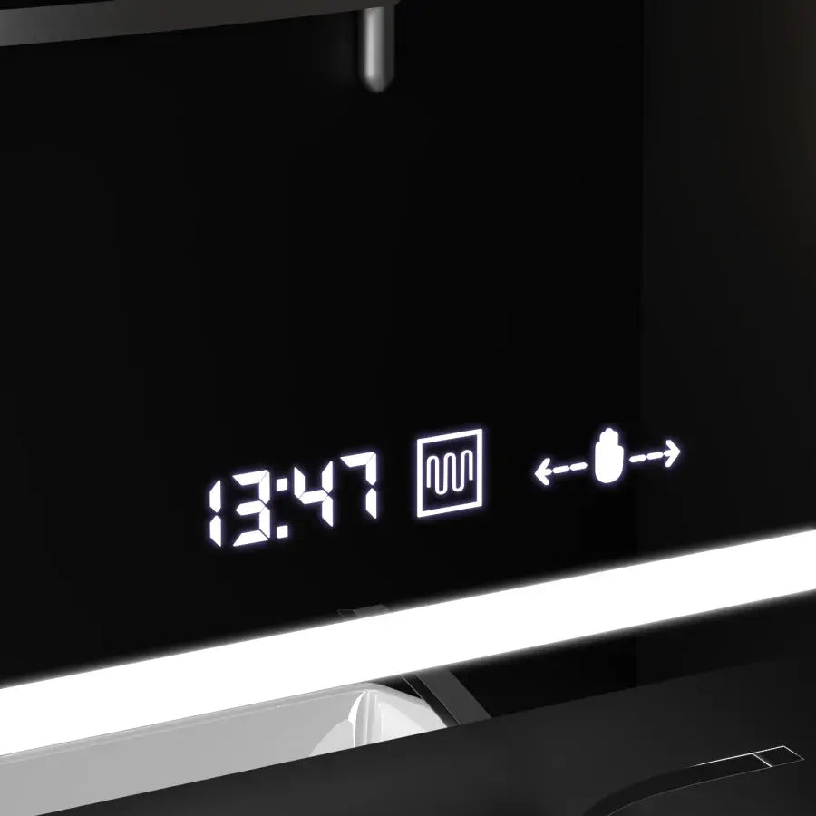 80x50cm oválne LED zrkadlo alterna Motionglow senzor Marcello Smoteble Clock Defosting System