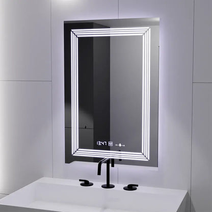 Zrkadlo LED obdĺžnikový 60x80 cm