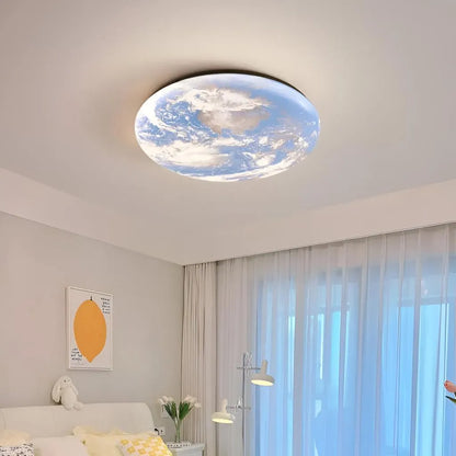 LED LED LULUS, 3000/4000/6000K, 32 W, modrý, priemer 35 cm