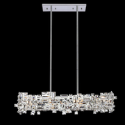 Krištáľový luster RZ-2/780x280GD, 10xE14, 78X28cm, Nastaviteľná výška, Lesklé zlato, Nastaviteľná výška, Elegantný dizajn