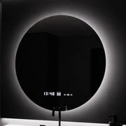 70 cm okrúhle LED zrkadlo serenit Motionglow MARCLELL SMEABLE CLOCK DEFRAMENT A SMOLNÝ TERMOMEMOMOMOMOMOMEMOR