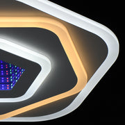 LED luster NEXA 3D 40W, Priemer 23cm, Studené/Teplé/Neutrálne svetlo, Biely