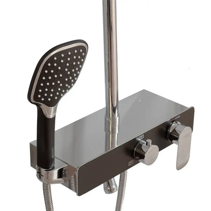 Sprchový stĺpec, sanitárna mosadz, čierna, SJG/2750