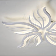 LED luster s diaľkovým ovládaním SAKURA 60W, 5 okvetných lístkov, studené/teplé/neutrálne svetlo, stmievateľné, biela