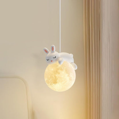 ASTRONAUT LED luster s diaľkovým ovládaním, 51W, studené/teplé/neutrálne svetlo, biela modrá