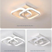 VERTEX Matrix LED luster, prekrývajúce sa diamanty, kovové rámy, 11W, 2 diamanty, studené/teplé/neutrálne svetlo 3000K/4000K/6000K, biely