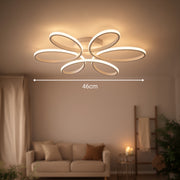 LED luster s diaľkovým ovládaním ELIZA, 63W, studené/teplé/neutrálne svetlo, stmievateľné, biela