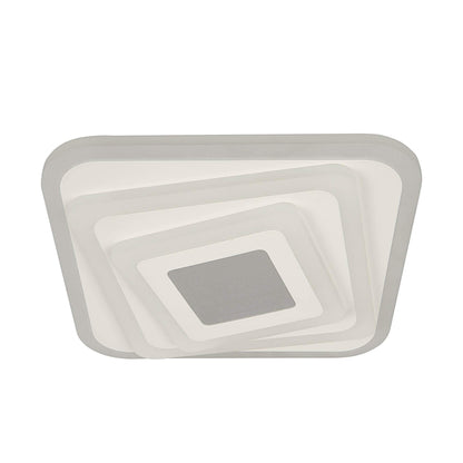 LED luster NEXA 3D 45W, štvorcový, studené/teplé/neutrálne svetlo, biely