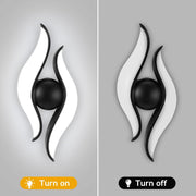 Vonkajšie a vnútorné nástenné LED svietidlo, 4 zdroje x 1W, IP65, ABS, čierne, 3000K