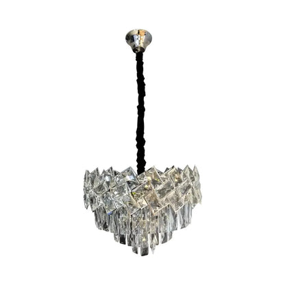 Crystal Luster Windsor Noble 5xE27, priemer 40 cm, lesklý chróm, nastaviteľná výška