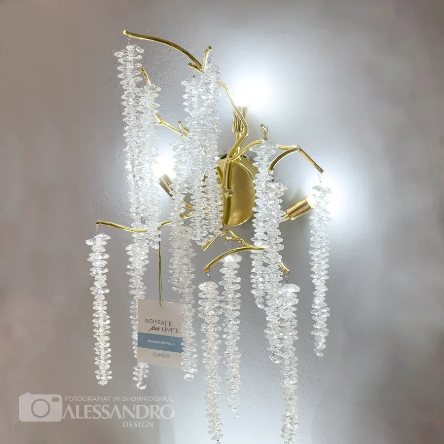 Naneste Cristal Chandler 3x G9 Gold