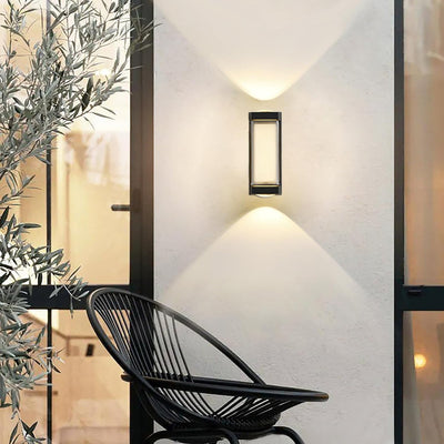 Vonkajšie LED nástenné svietidlo AX150BK 7W Black