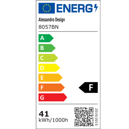 LED luster 8057BN, 41W, hnedý akryl, svetlo 3000K/4000K/6000K,