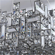 Candelabru Cristal NEXORA Eleganza, 10xE14, Diametru 50cm, Auriu Lucios, Inaltime Reglabila, Design Elegant Candelabre Cristal Default Title Alessandro Design