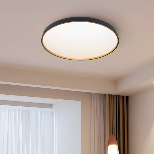 Fantas LED stropné svietidlo 46W, okrúhle, Abs, biele a čierne LED stropné svietidlo Predvolený názov Alessandro Design