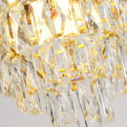 Crystal Luster Versailles eleganza 7x E14, priemer 49 cm, lesklé a biele zlato, nastaviteľná výška