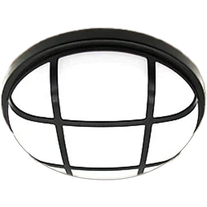 Vonkajšie LED nástenné svietidlo AX311/218BK, Priemer 22cm, 24W, IP65, Teplé svetlo