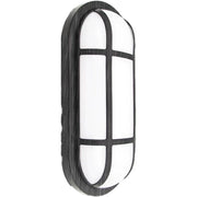 Vonkajšie nástenné LED svietidlo AX321/218BK, 24W, IP65, biela a čierna