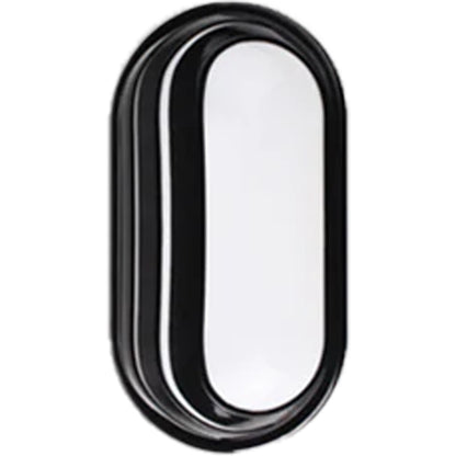 Vonkajšie LED nástenné svietidlo AX322/270BK, 24W, Teplé svetlo 3000k, IP65, čiernobiele