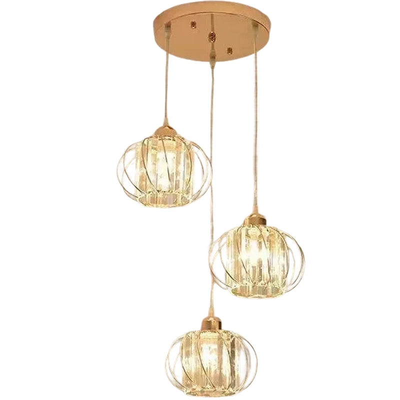 Luster Monica, 1 X E27, čierny, kov / sklo