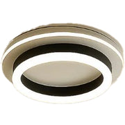 MODERNÝ LED luster 25W, Priemer 20cm, Okrúhly, Studené/Teplé/Neutrálne svetlo, Čierny