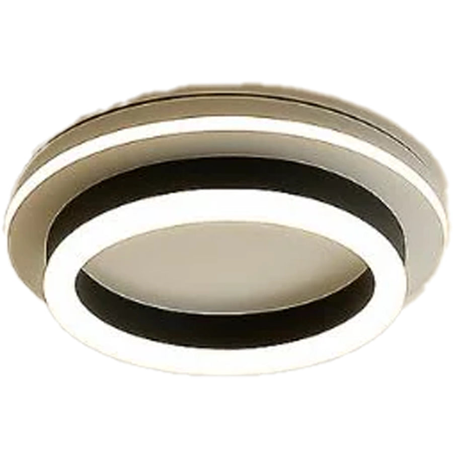 MODERNÝ LED luster 25W, Priemer 20cm, Okrúhly, Studené/Teplé/Neutrálne svetlo, Čierny