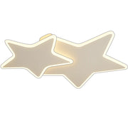 LED luster s diaľkovým ovládaním 41W, Hviezdy, Studené/Teplé/Neutrálne svetlo, Stmievateľné, Biely