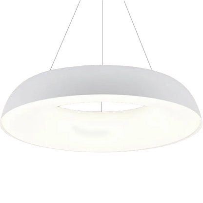 Závesný LED luster s diaľkovým ovládaním CHIARA, 73W, studené/teplé/neutrálne svetlo, stmievateľné, biely