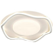 LED luster s diaľkovým ovládaním MODERNO 77W, 2 kruhy, Studené/Teplé/Neutrálne svetlo, Stmievateľné, Biely